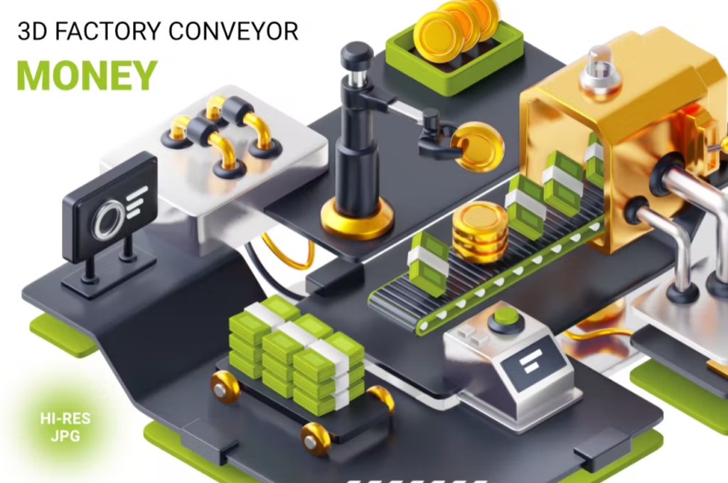 3D Money Factory