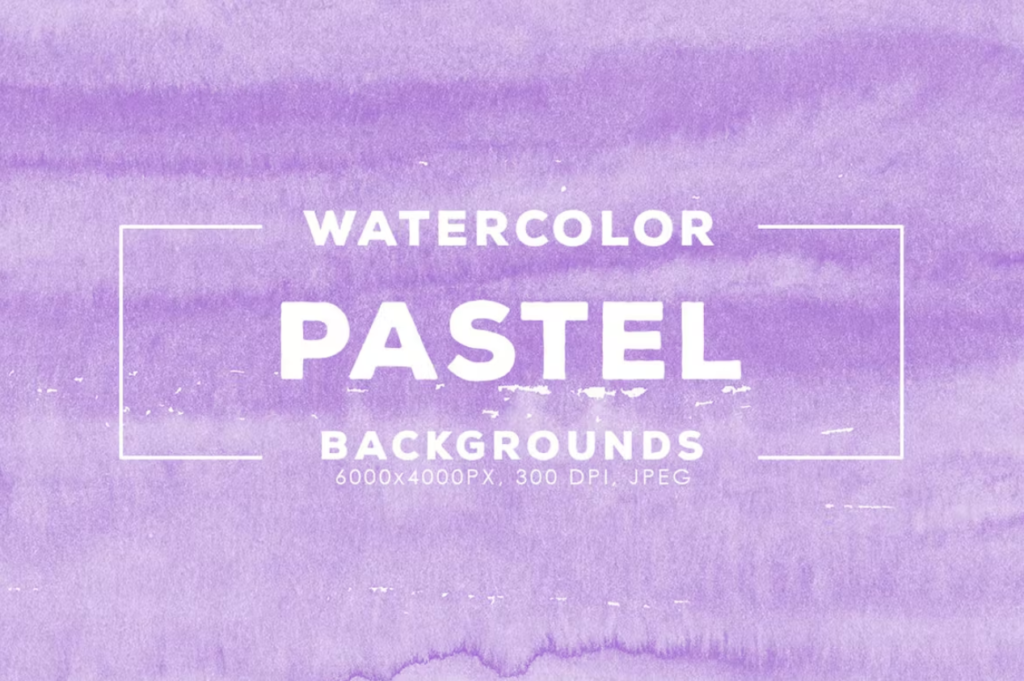 30 Pastel Watercolor Backgrounds