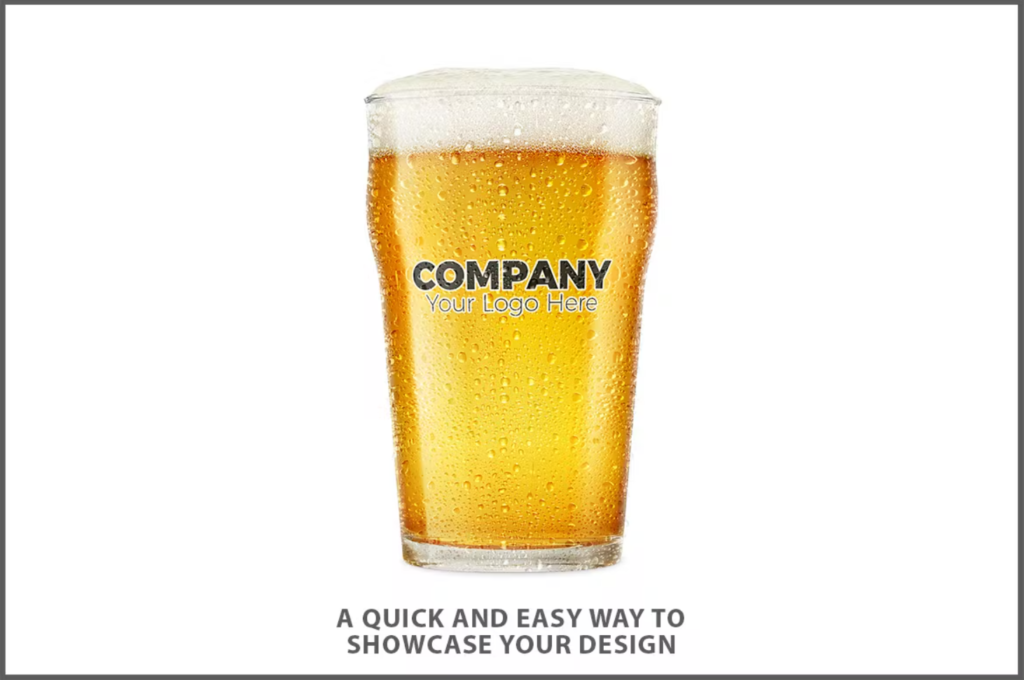 Beer Glass Mockup