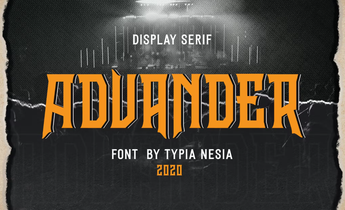 Шрифт Advander Display