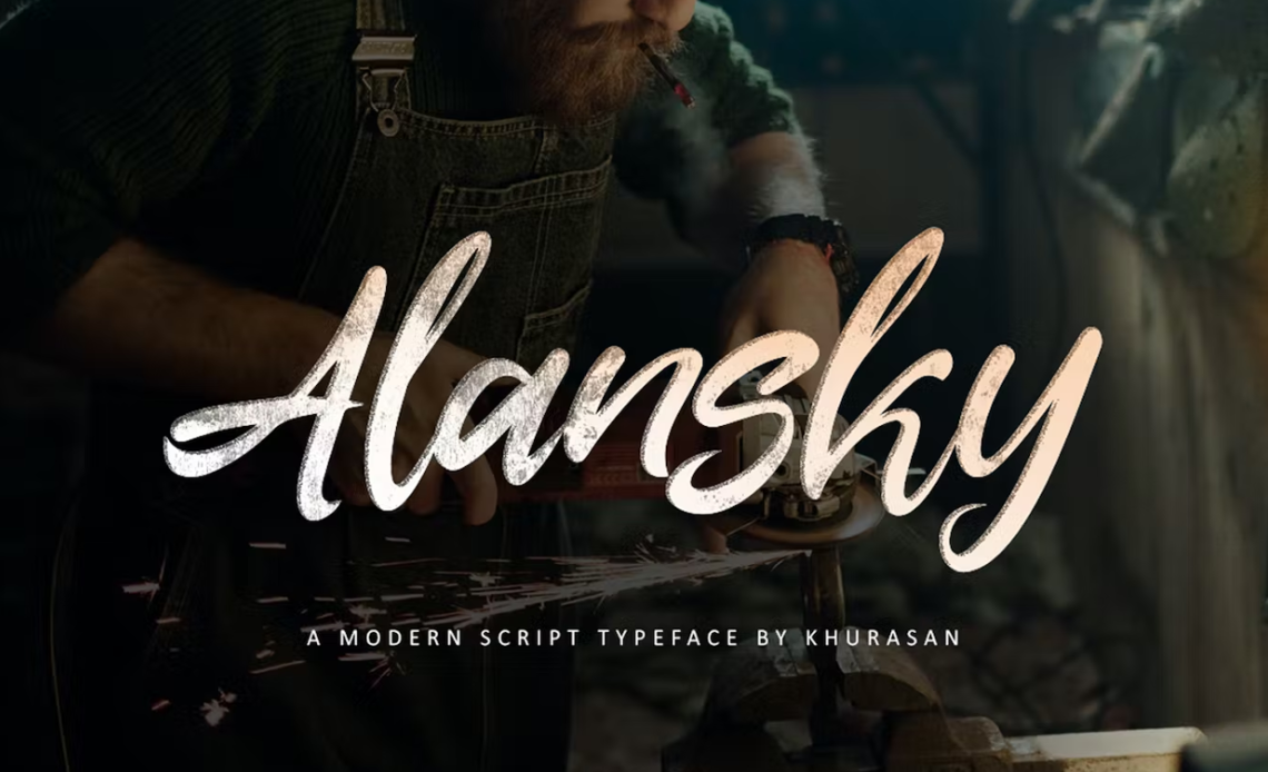 Шрифт Alansky