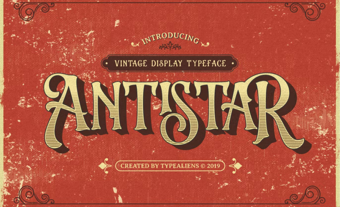 Шрифт Antistar