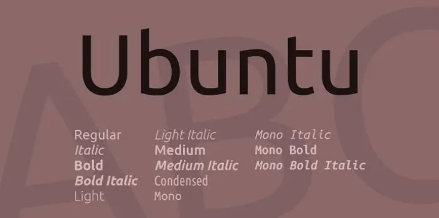 Шрифт Ubuntu