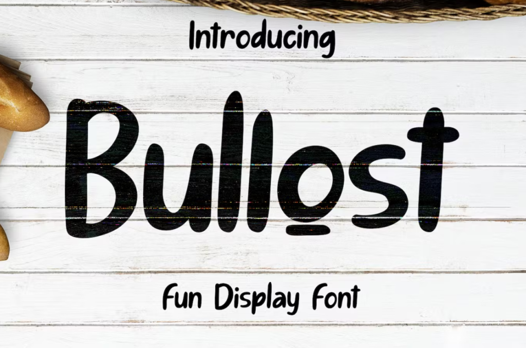 Шрифт Bullost Fun Display Font