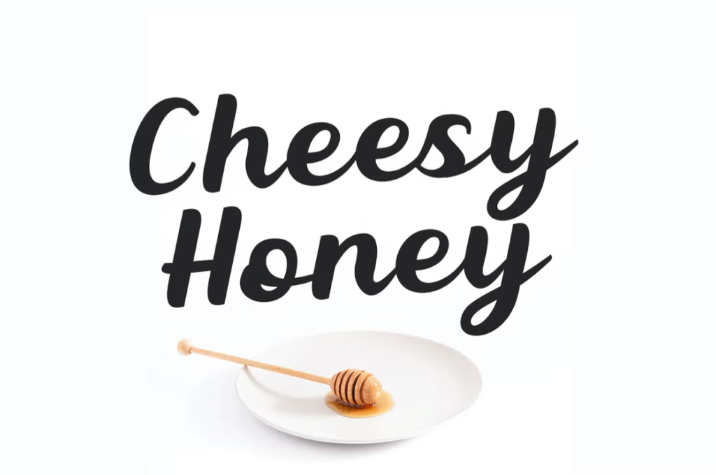 Шрифт Cheesy Honey - Food Script Font