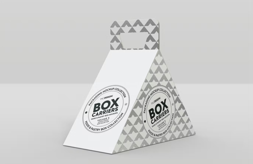 Food Pastry Boxes Vol.5:Carrier Boxes Mockups [vip]