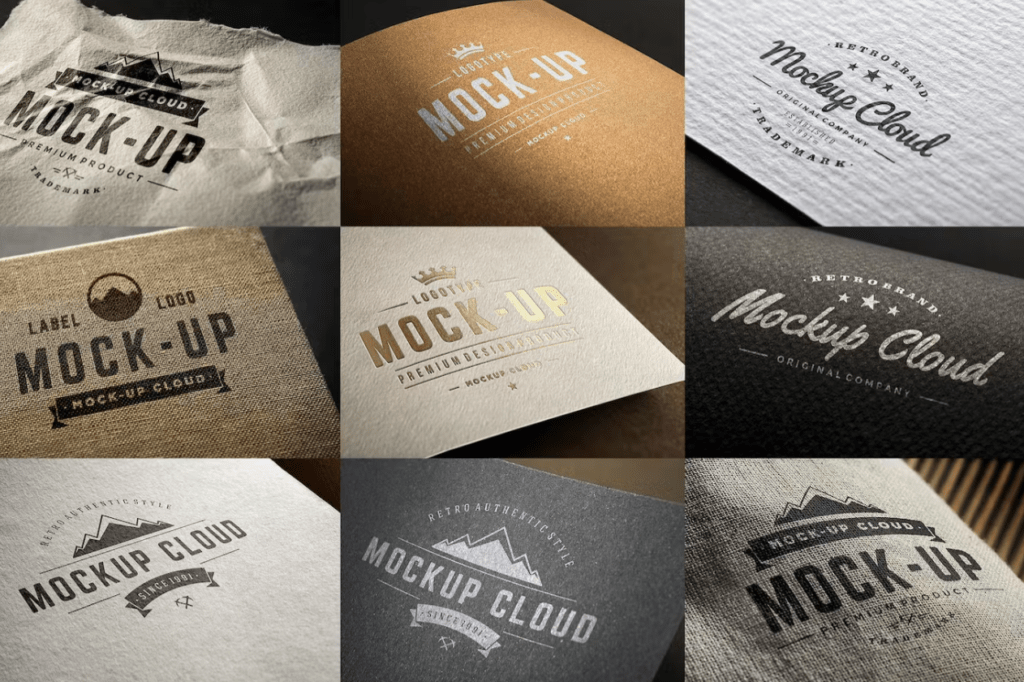 Logo Mockup Set