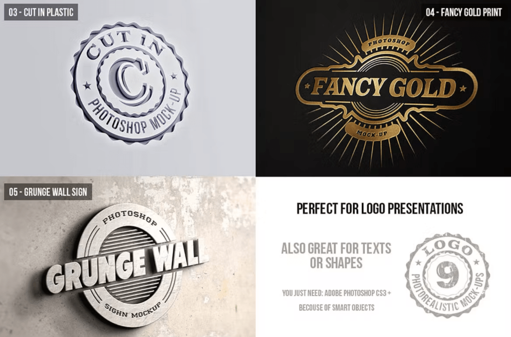 Photorealistic Logo Mock-Ups Vol.3 [vip]