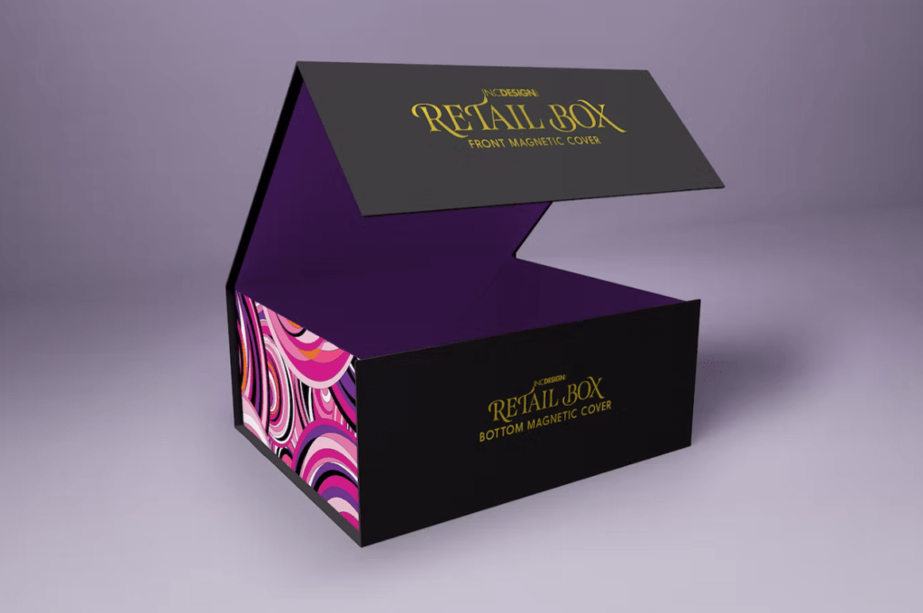 Retail Boxes Vol.4: Magnetic Box Packaging MockUp