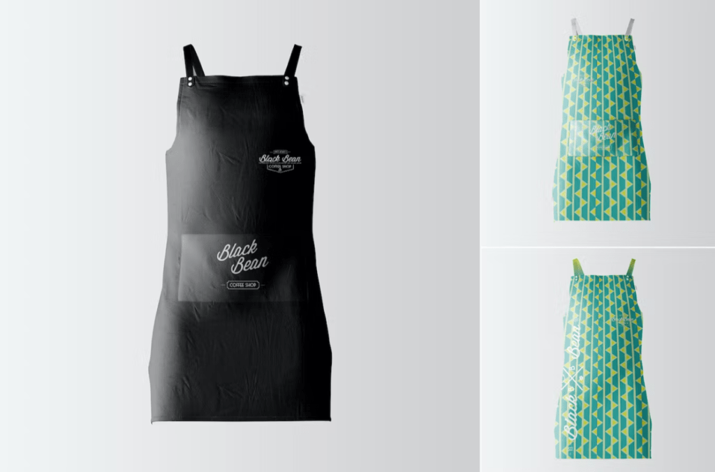 Restaurant and Home Kitchen Apron Mockup-05 [vip]