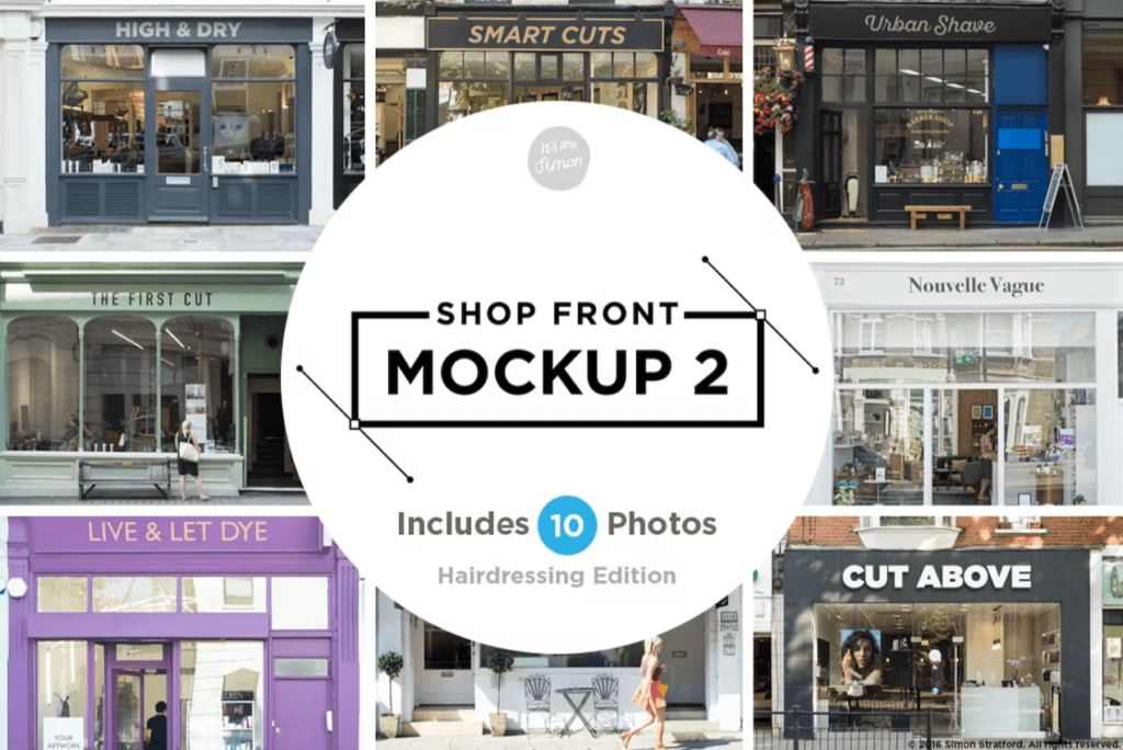 Shop facade mockup 2 [vip]