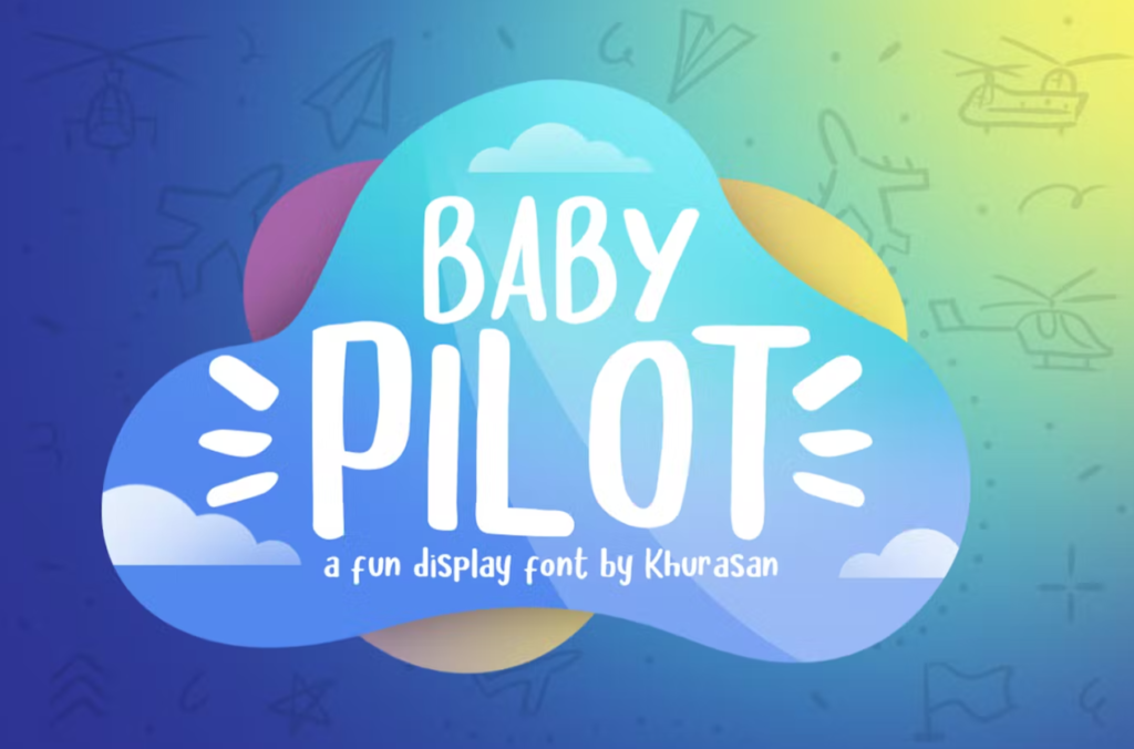 Шрифт Baby Pilot