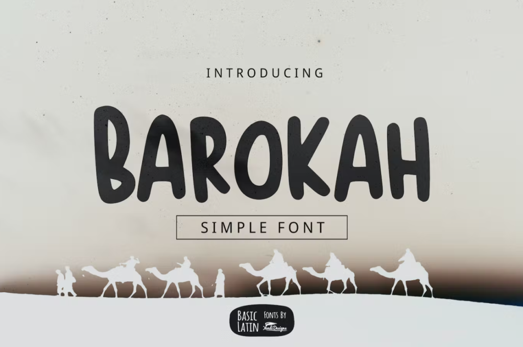 Шрифт Barokah Font