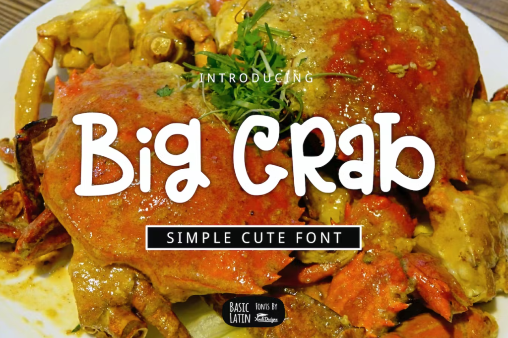 Шрифт Big Crab Font