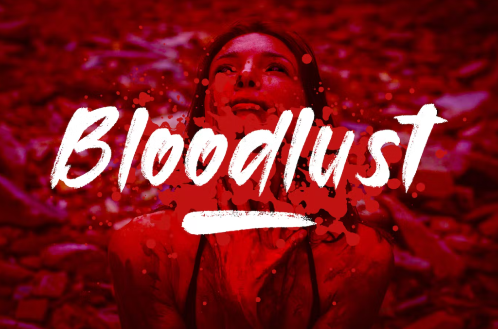 Шрифт Bloodlust - Font