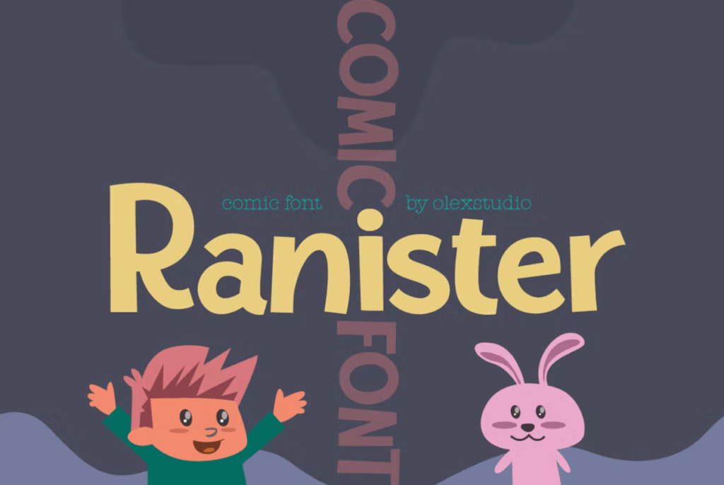 Шрифт COMIC FONT - RANISTER