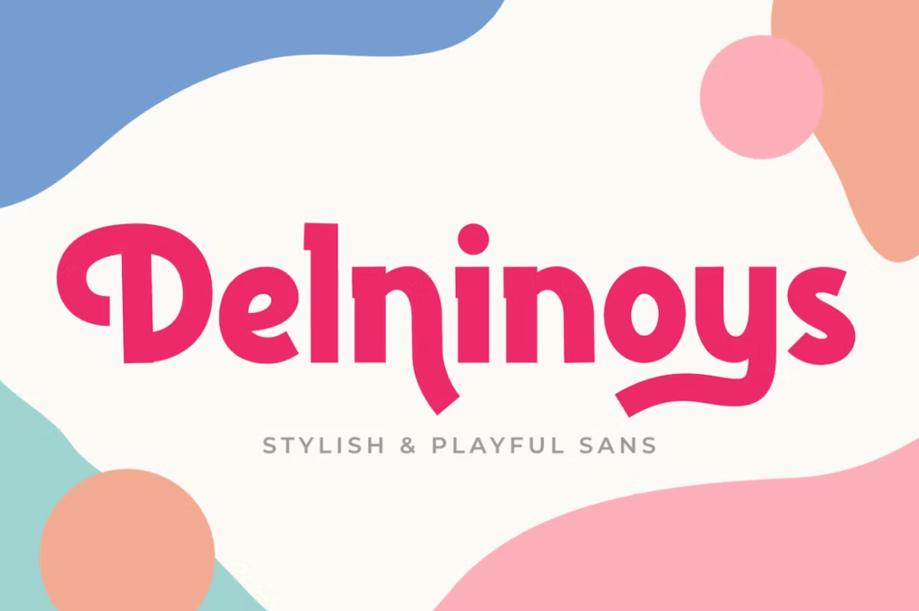 Шрифт Delninoys