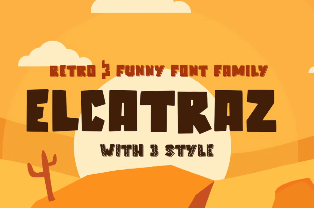 Шрифт Elcatraz Family