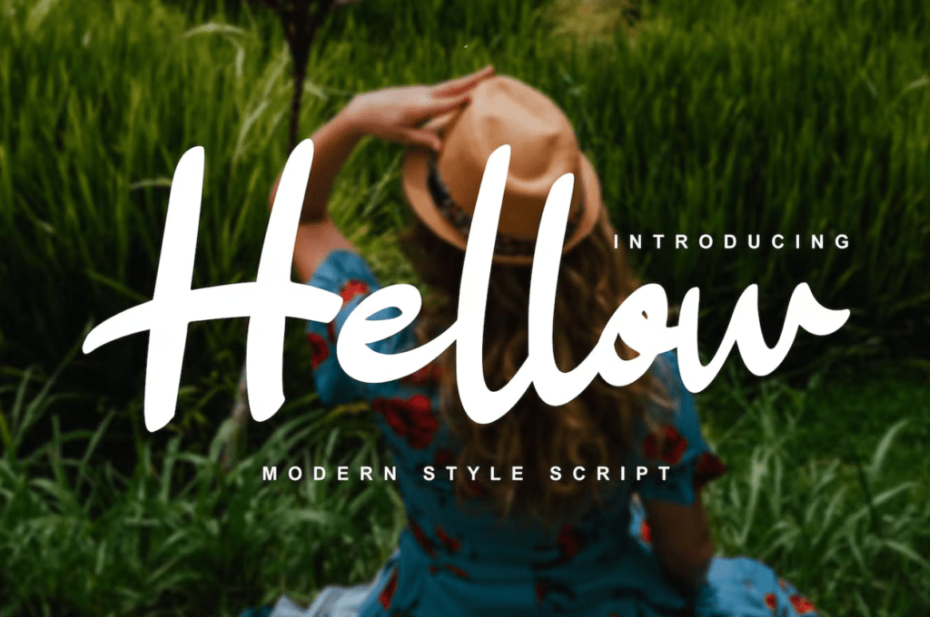 Шрифт Hellow | Modern Style