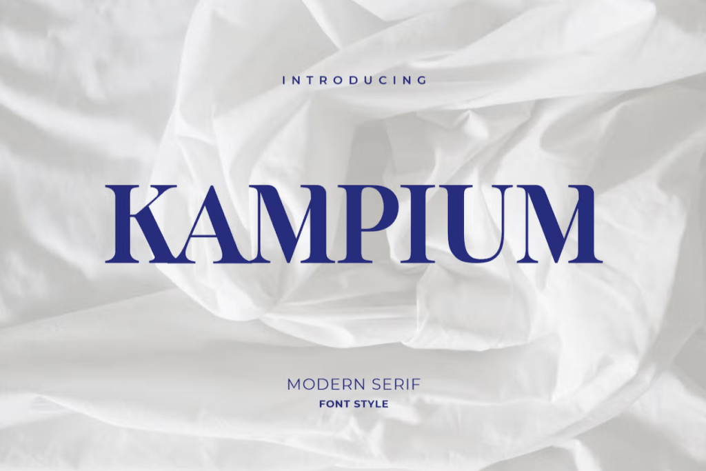 Шрифт Kampium Serif Font