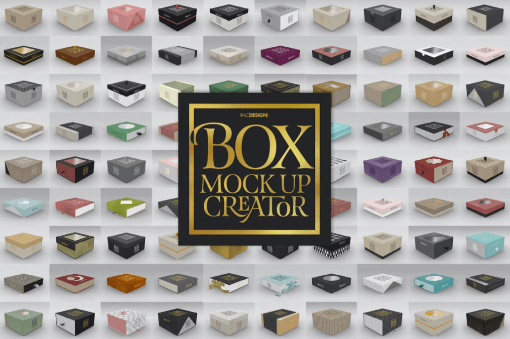 Box Mockup Creator - Square Box Edition