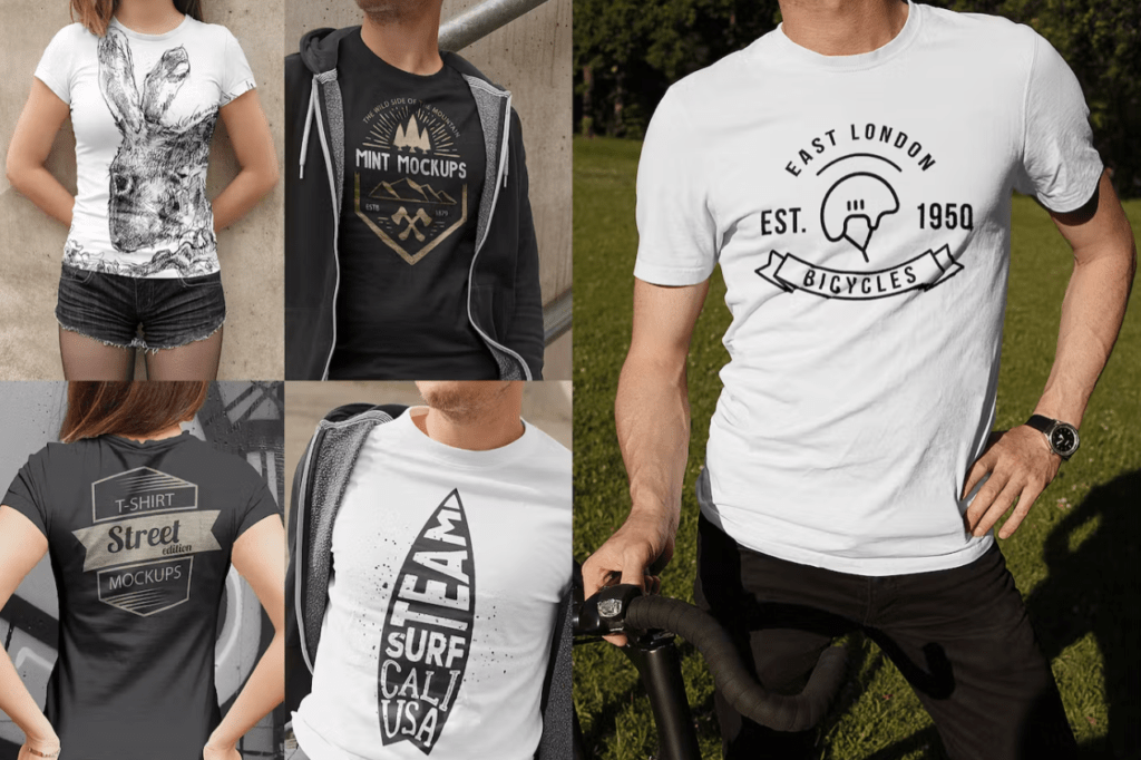 T-Shirt Mockups Street Edition Vol. 1