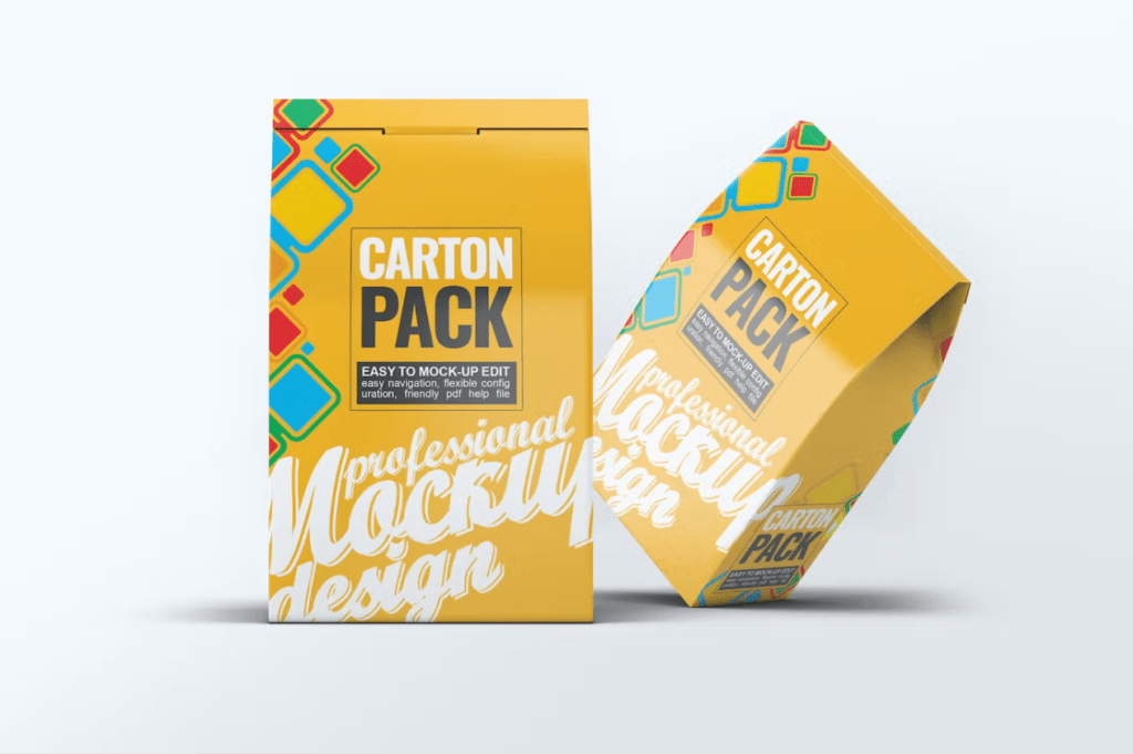 Carton Box Pack Mock-Up