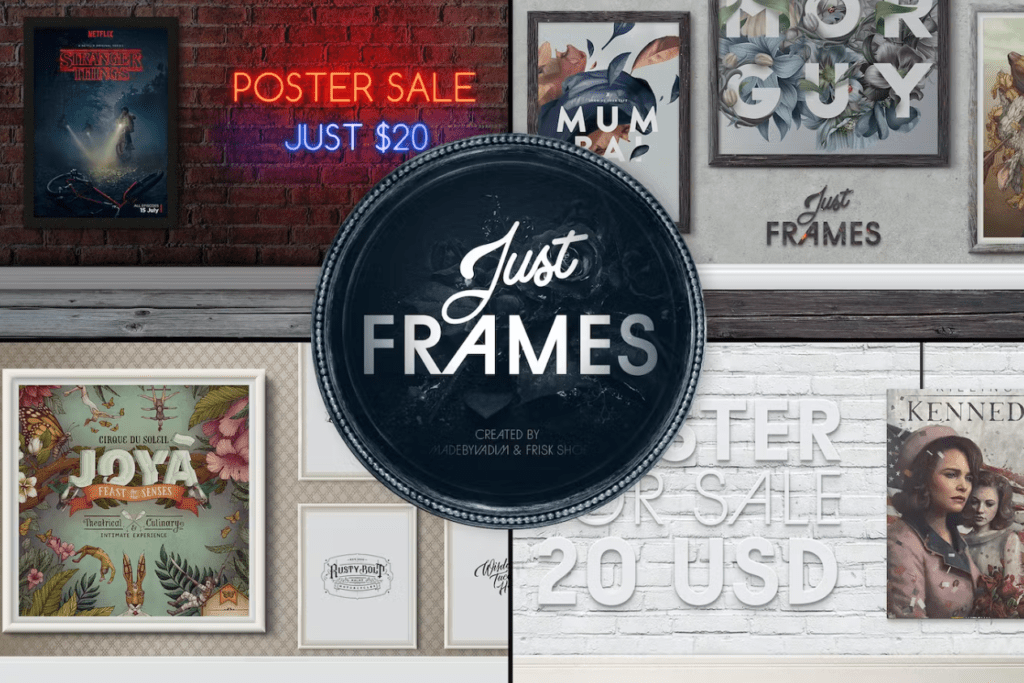 Just Frames - Prints Mockups