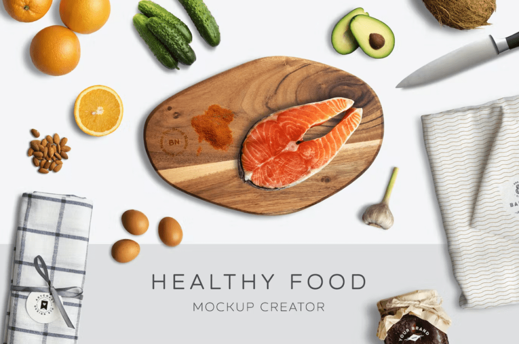 Healthy Food Mockup Creator