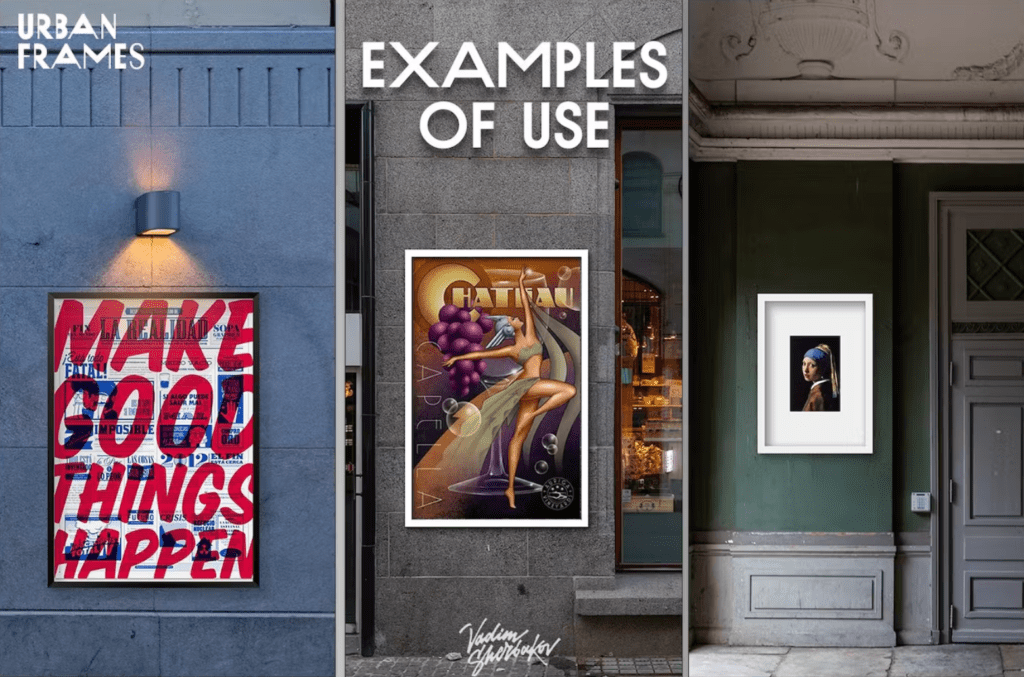 Urban Frames mockups