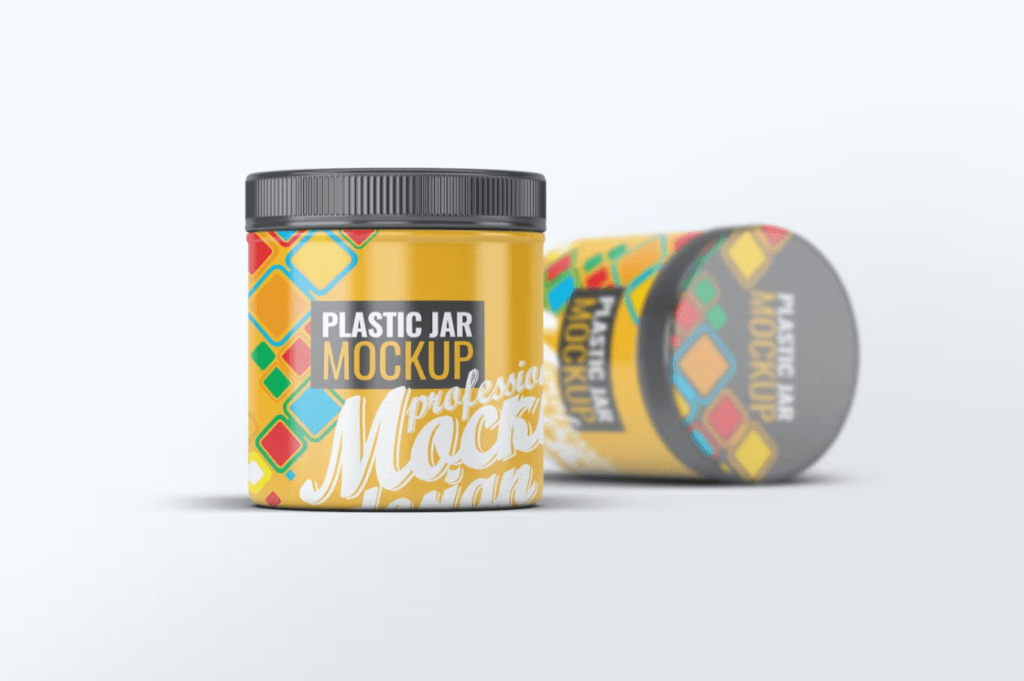 Plastic Jar Mock-Up