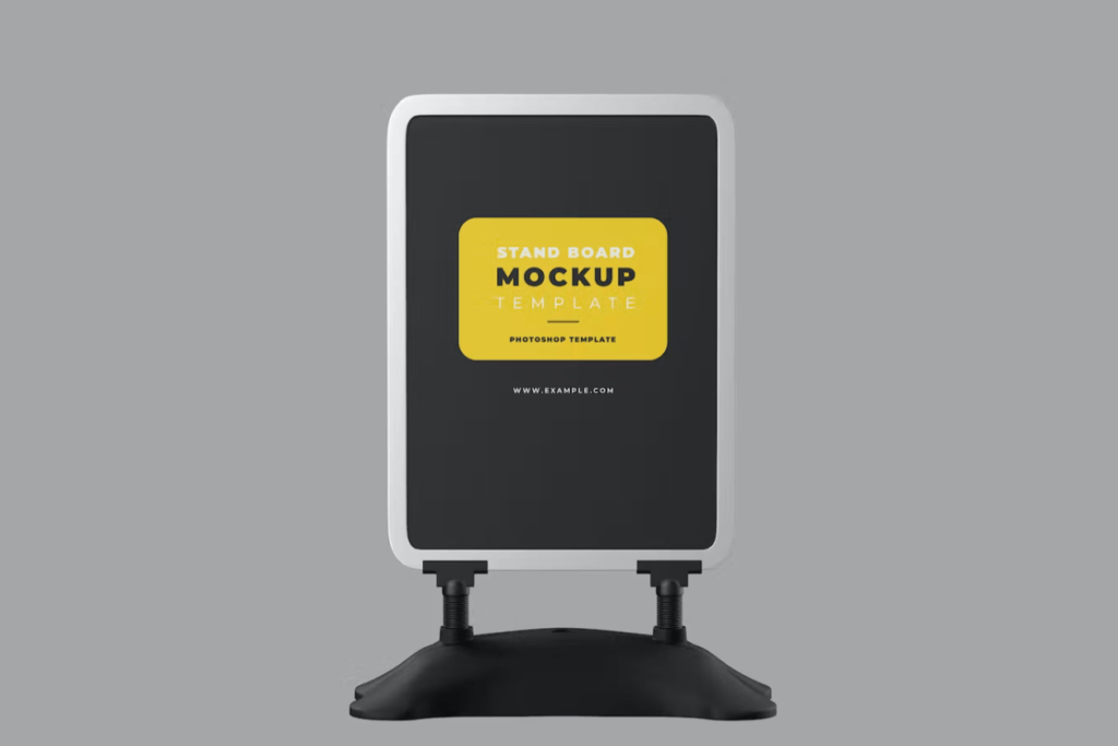 Stand Board Mock-Up Template