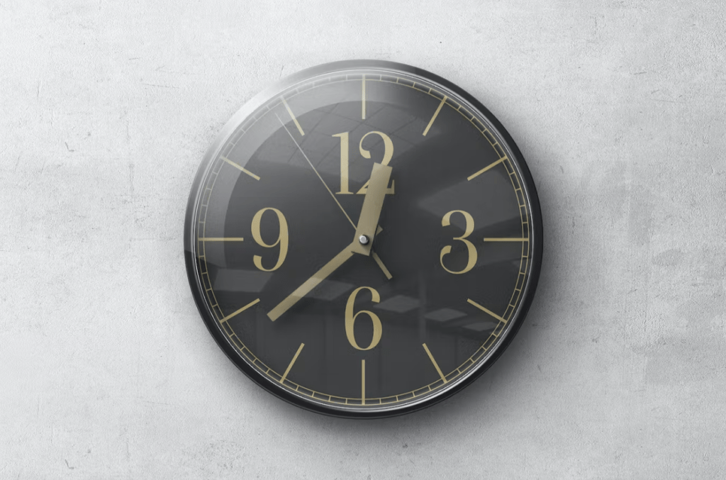 Wall Clock Mockup