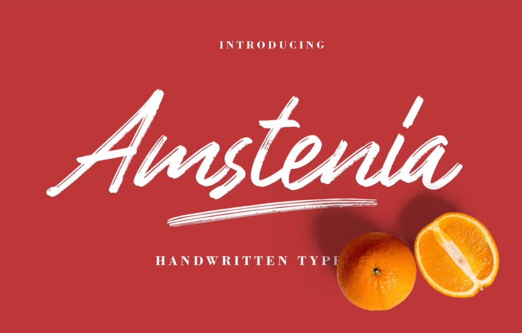 Шрифт Amstenia Typeface