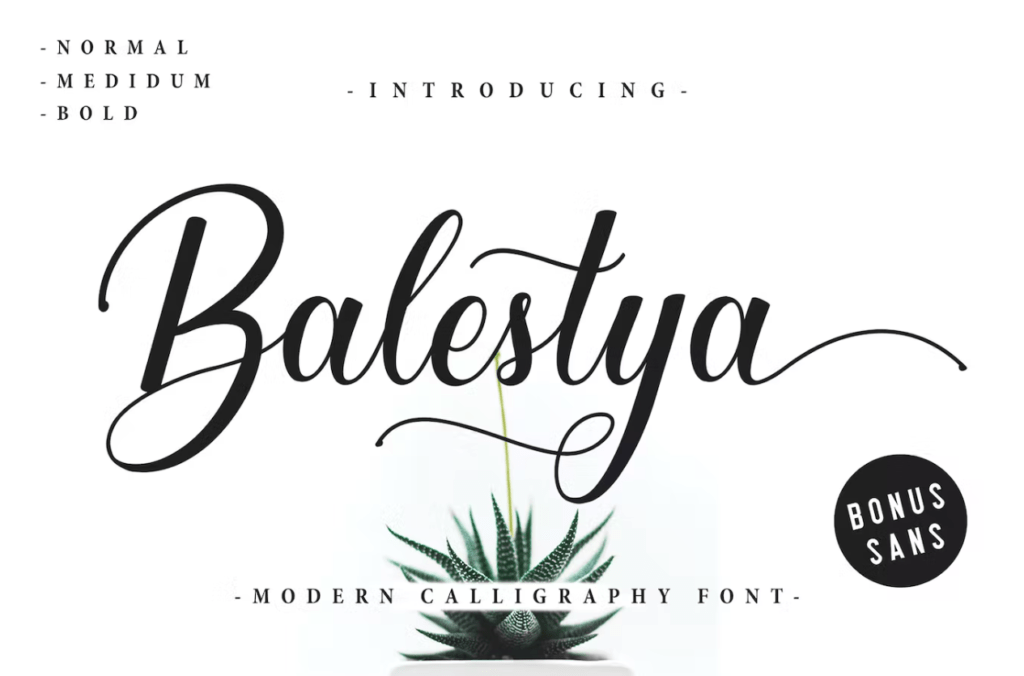 Шрифт Balestya Script