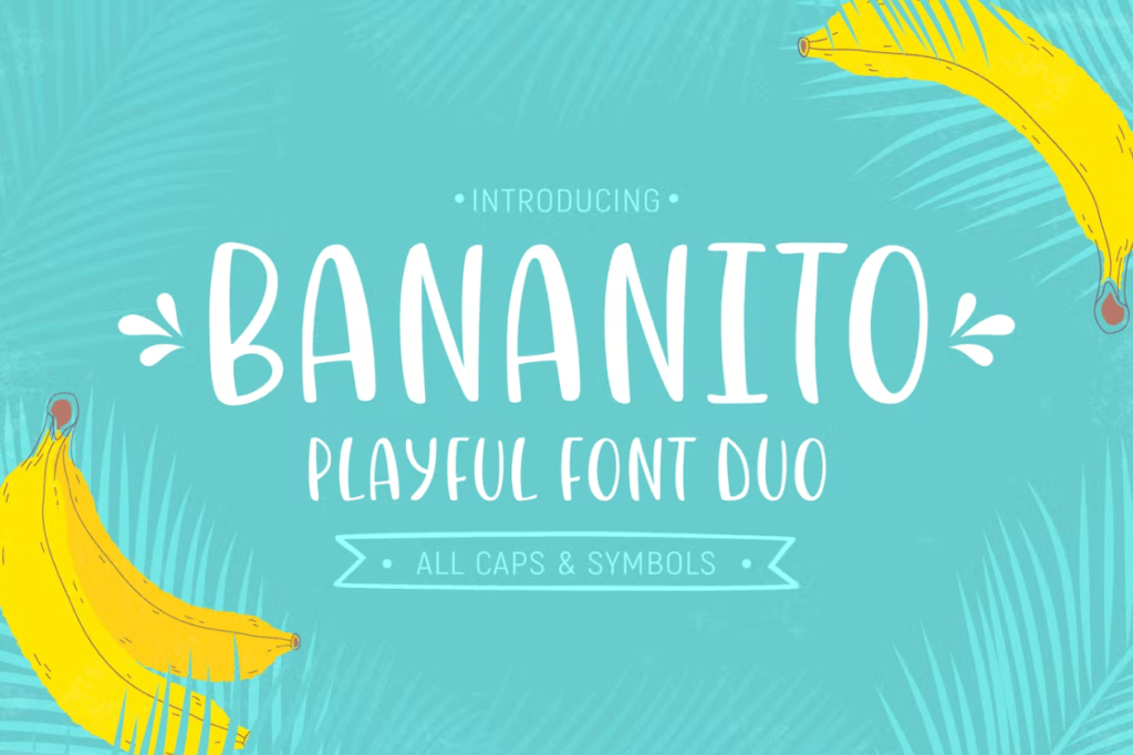 Шрифт Bananito Font Duo