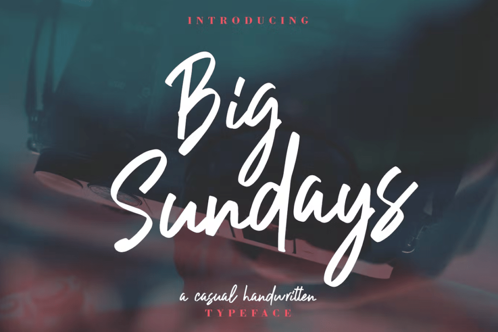 Шрифт Big Sundays