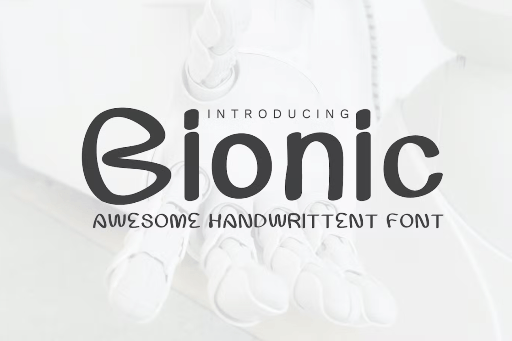 Шрифт Bionic Font