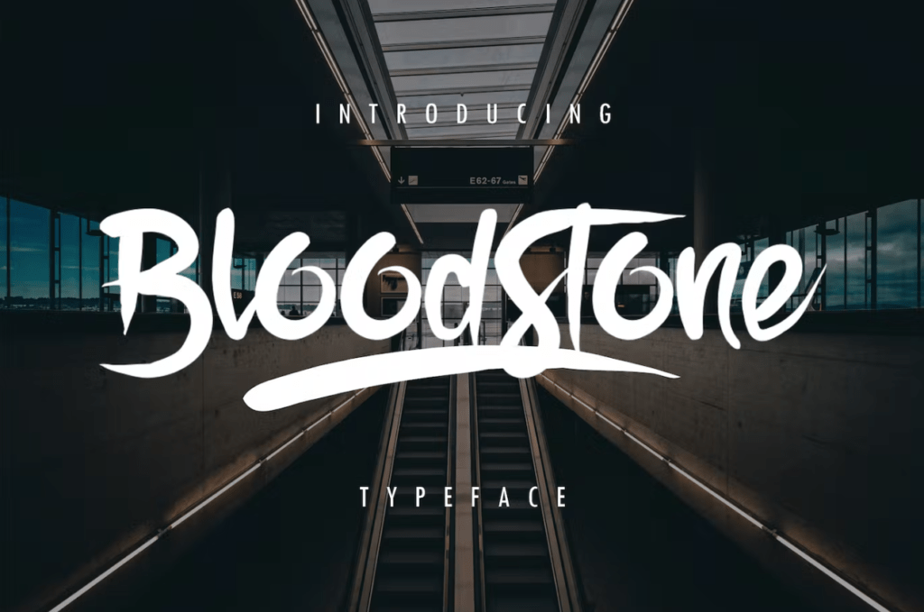 Шрифт BloodStone Typeface