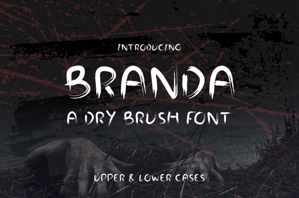 Шрифт Branda - Dry Brush Web Font