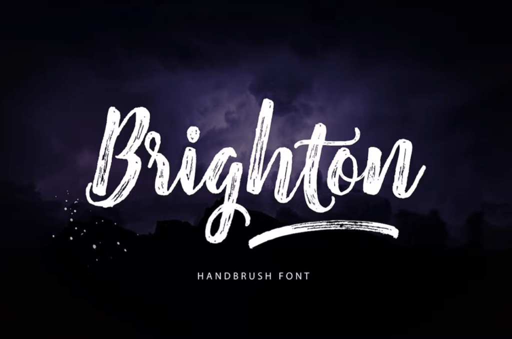 Шрифт Brighton Script