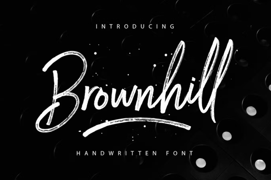 Шрифт Brownhill Script