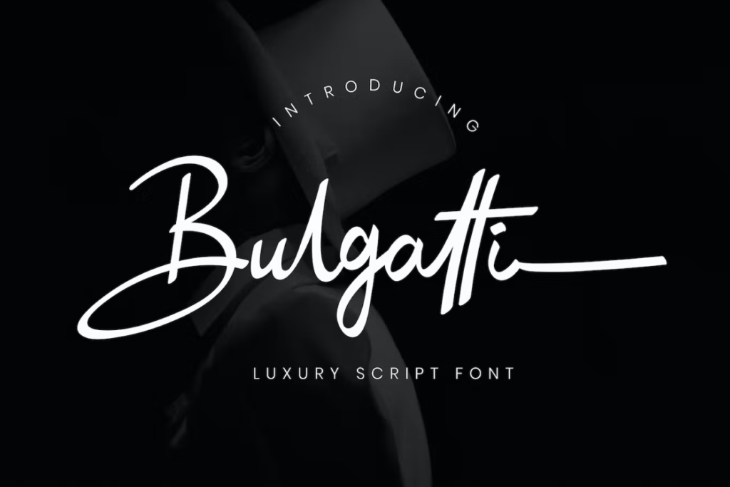 Шрифт Bulgatti Luxury Business Font