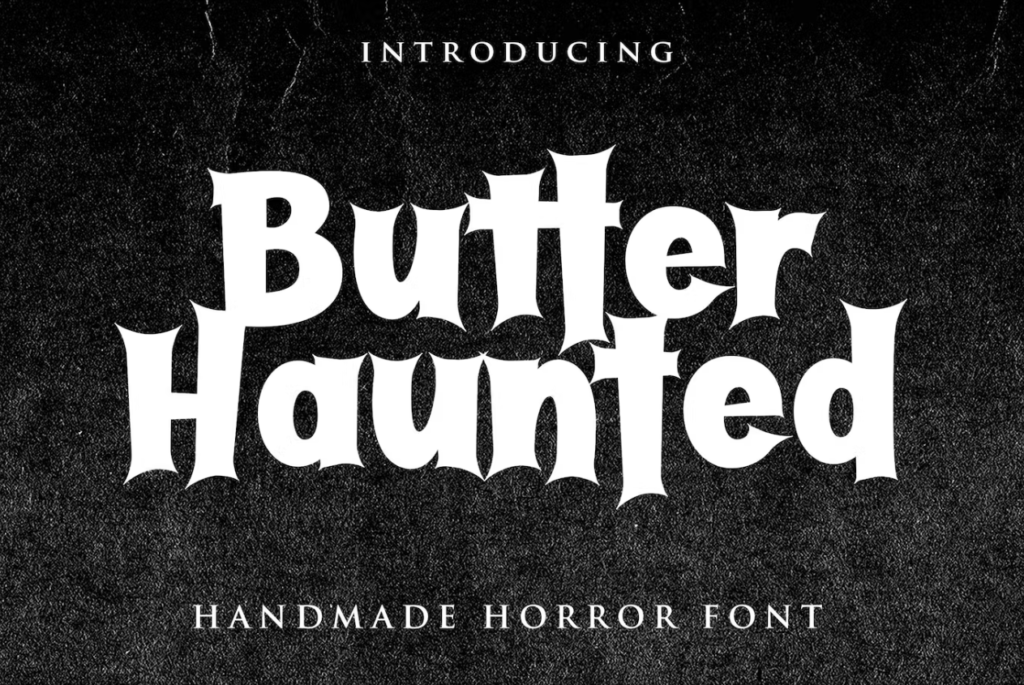 Шрифт Butter Haunted