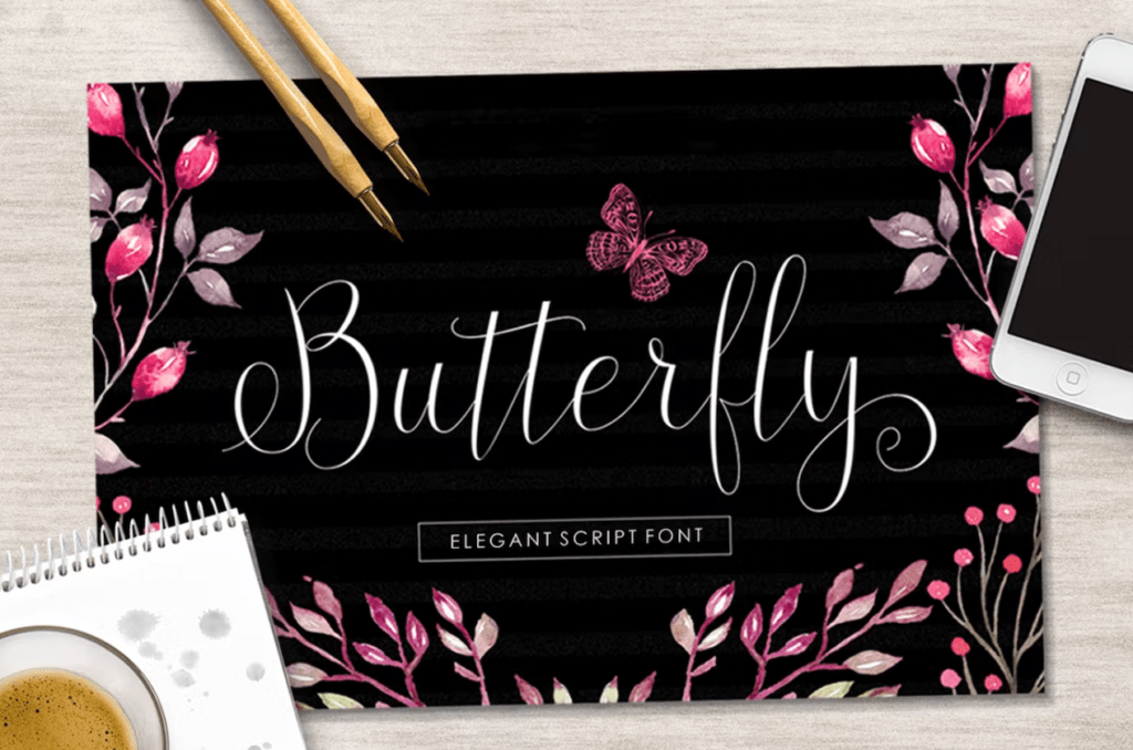 Шрифт Butterfly Script