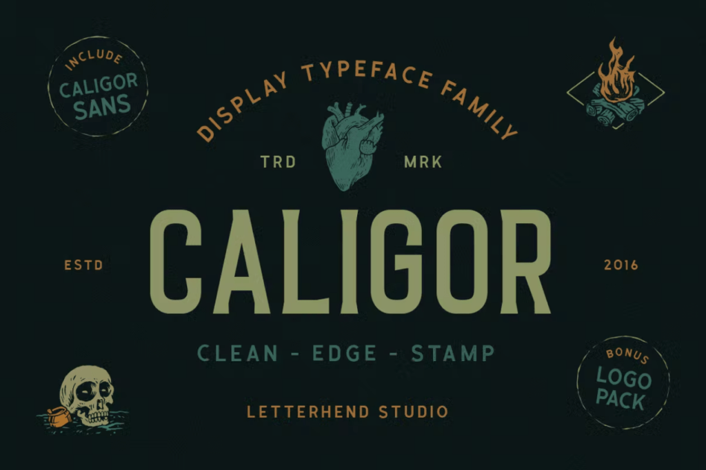 Шрифт CALIGOR - Display Typeface