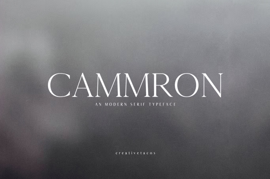 Шрифт Cammron Serif Font Family