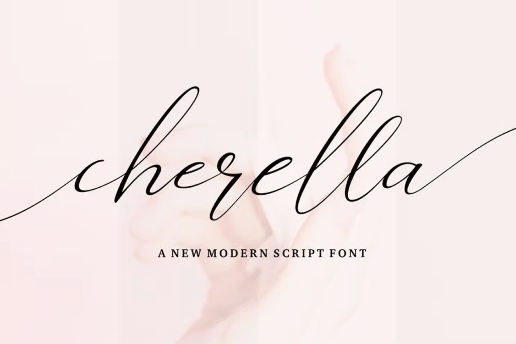 Шрифт Cherella Script