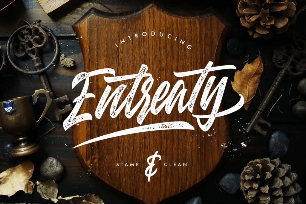 Шрифт Entreaty Handlettering Instagram Font