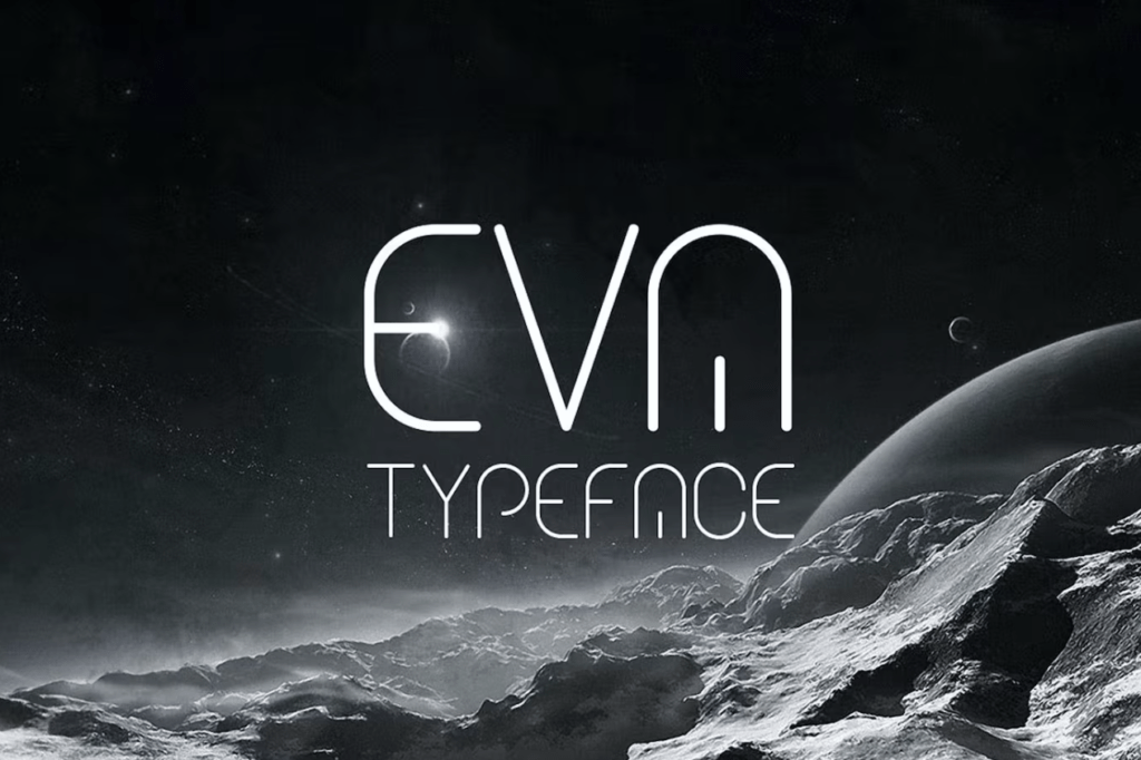 Шрифт Eva Typeface